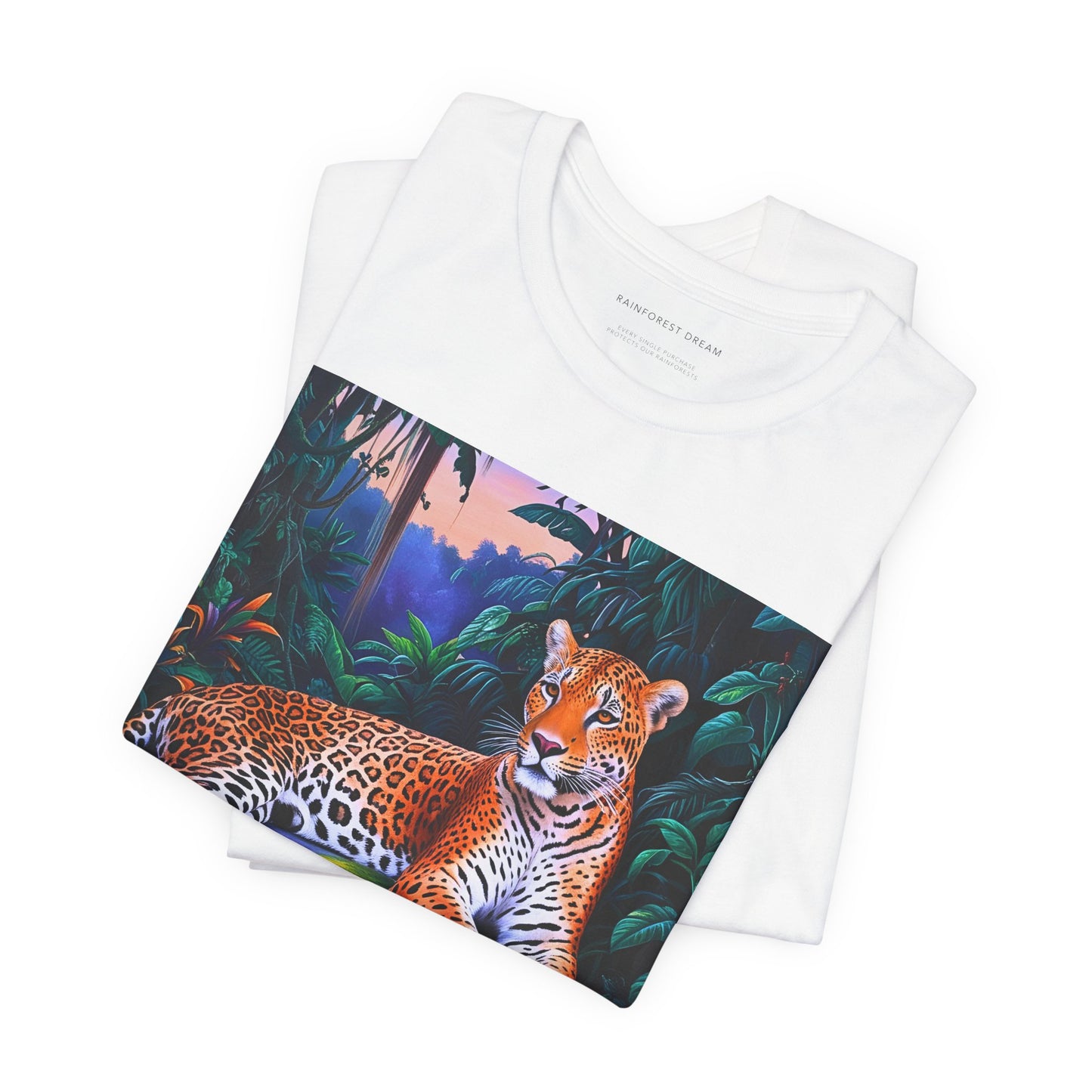Lounging Painted Jaguar Tee