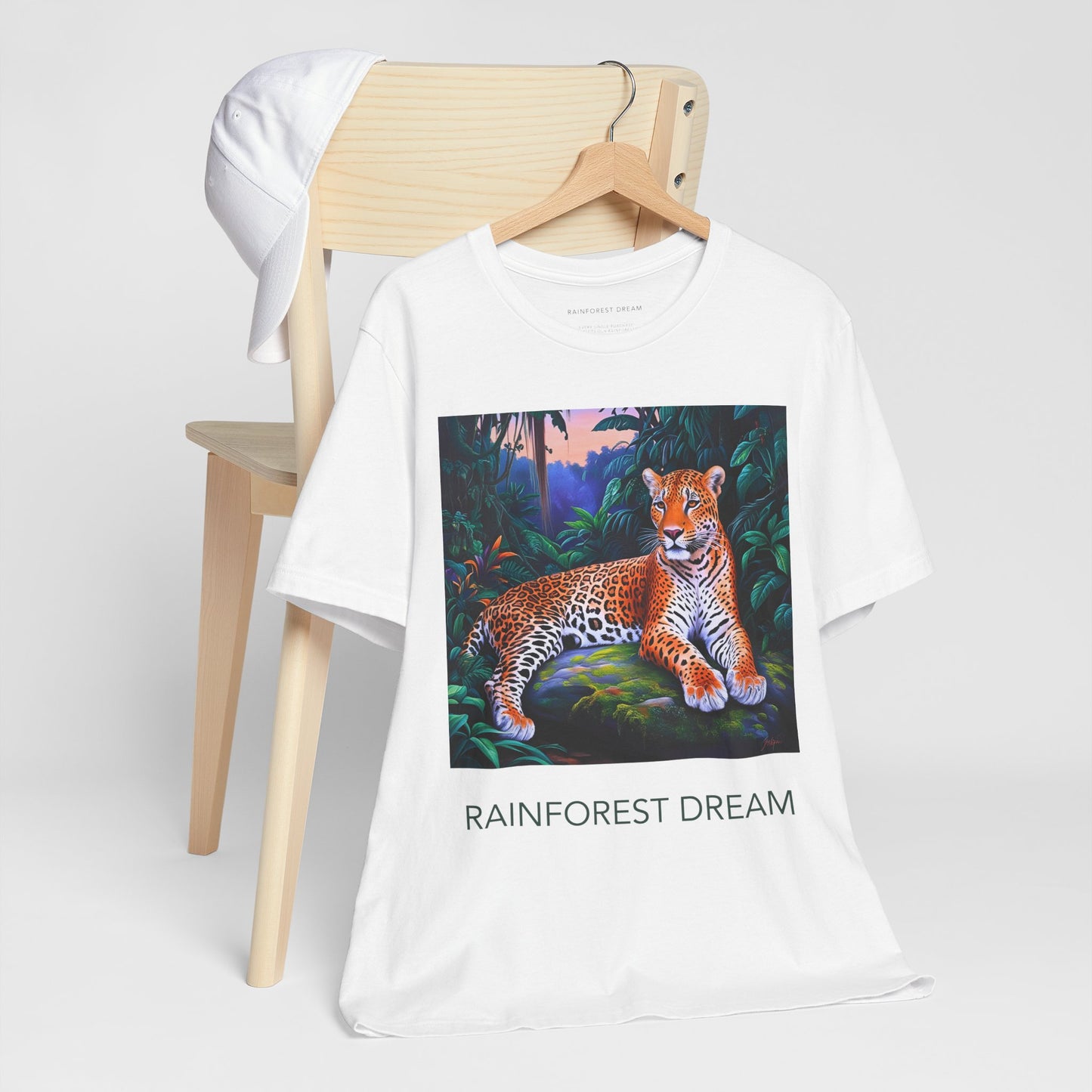 Lounging Painted Jaguar Tee