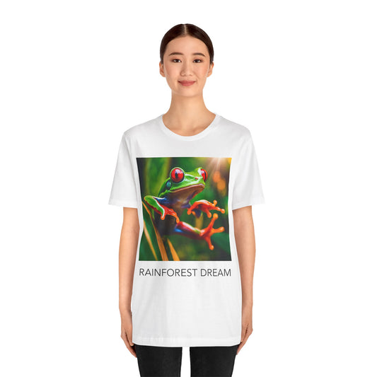 Bold Red Eyed Tree Frog Unisex Tee