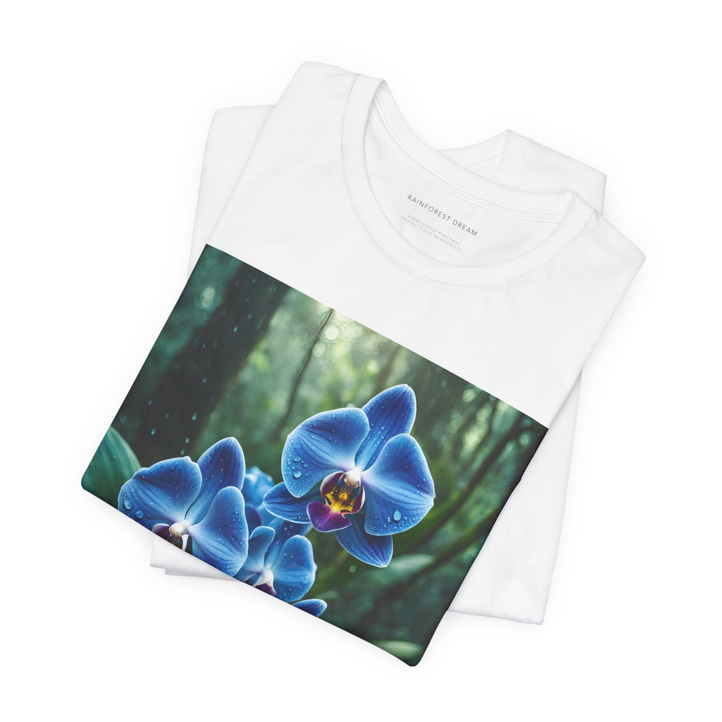 Vivid Blue Orchid Tee