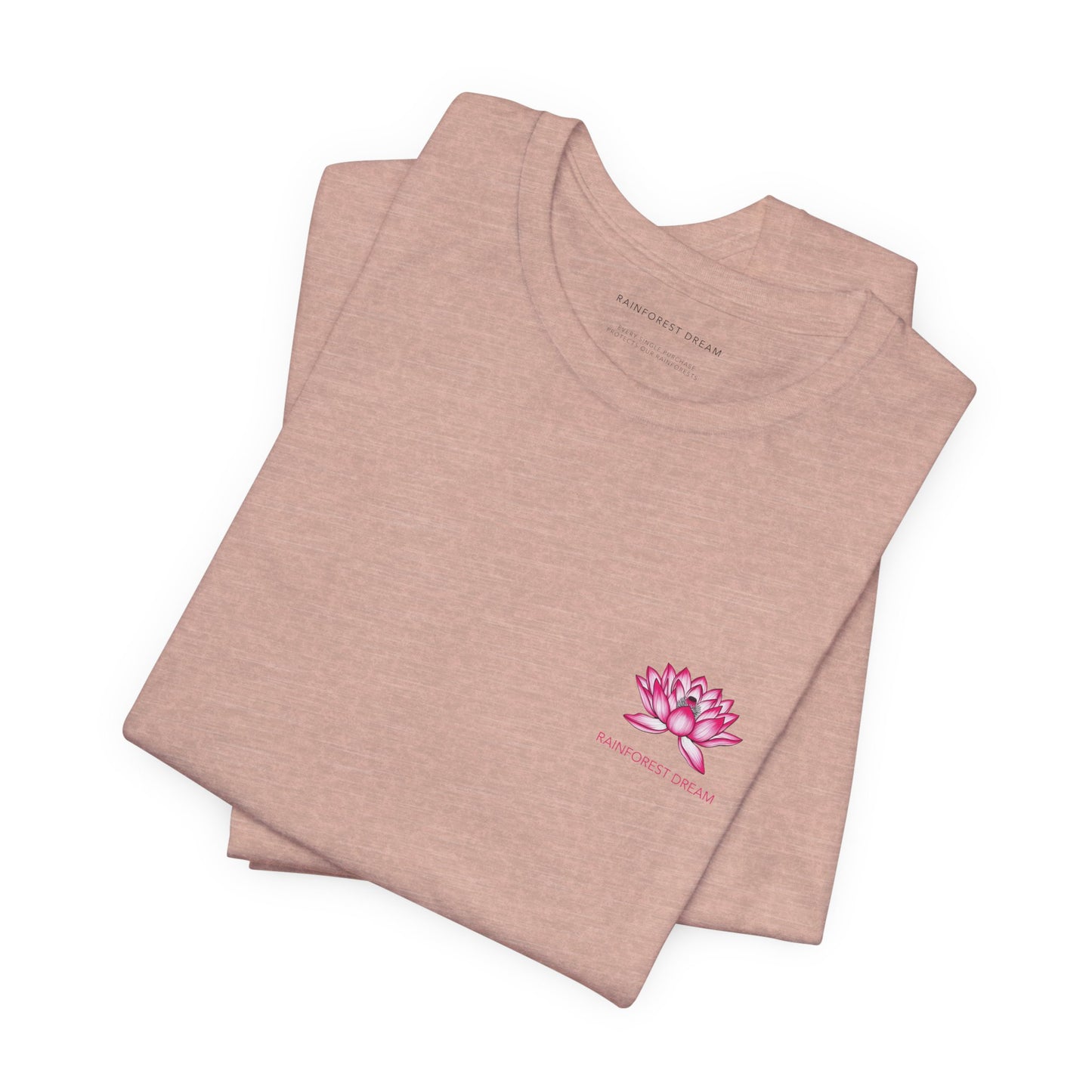 Minimal Series Pink Lotus Tee
