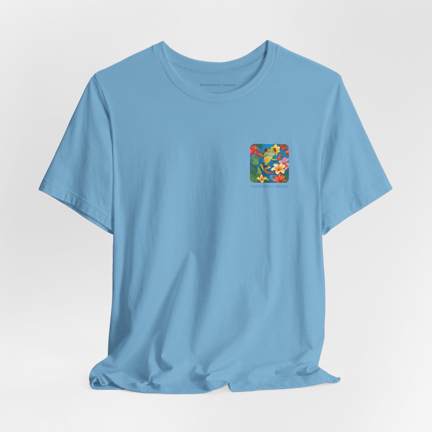 Minimal Series Floral Painted Red Eye Tree Frog Tee