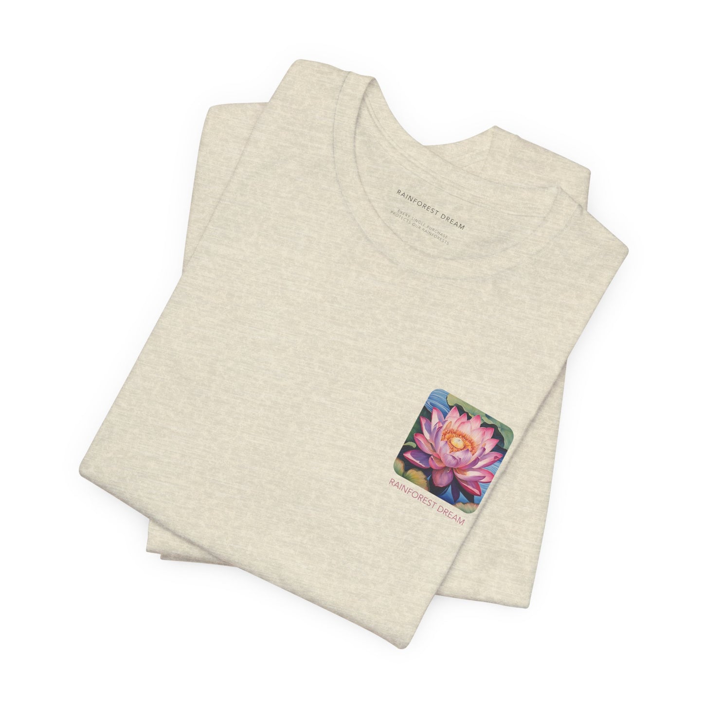 Minimal Series Painted Lotus Tee
