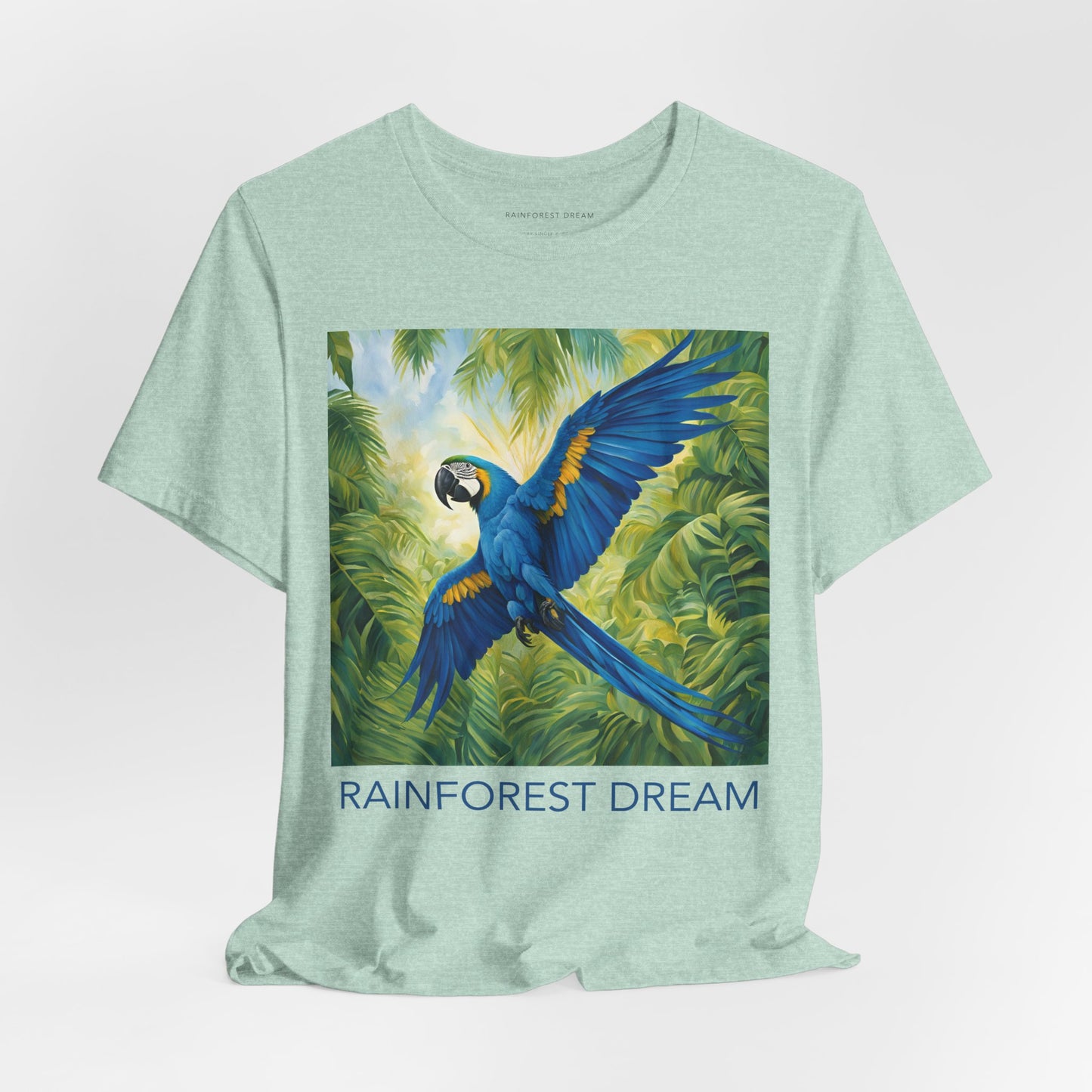 Swooping Blue Macaw Tee