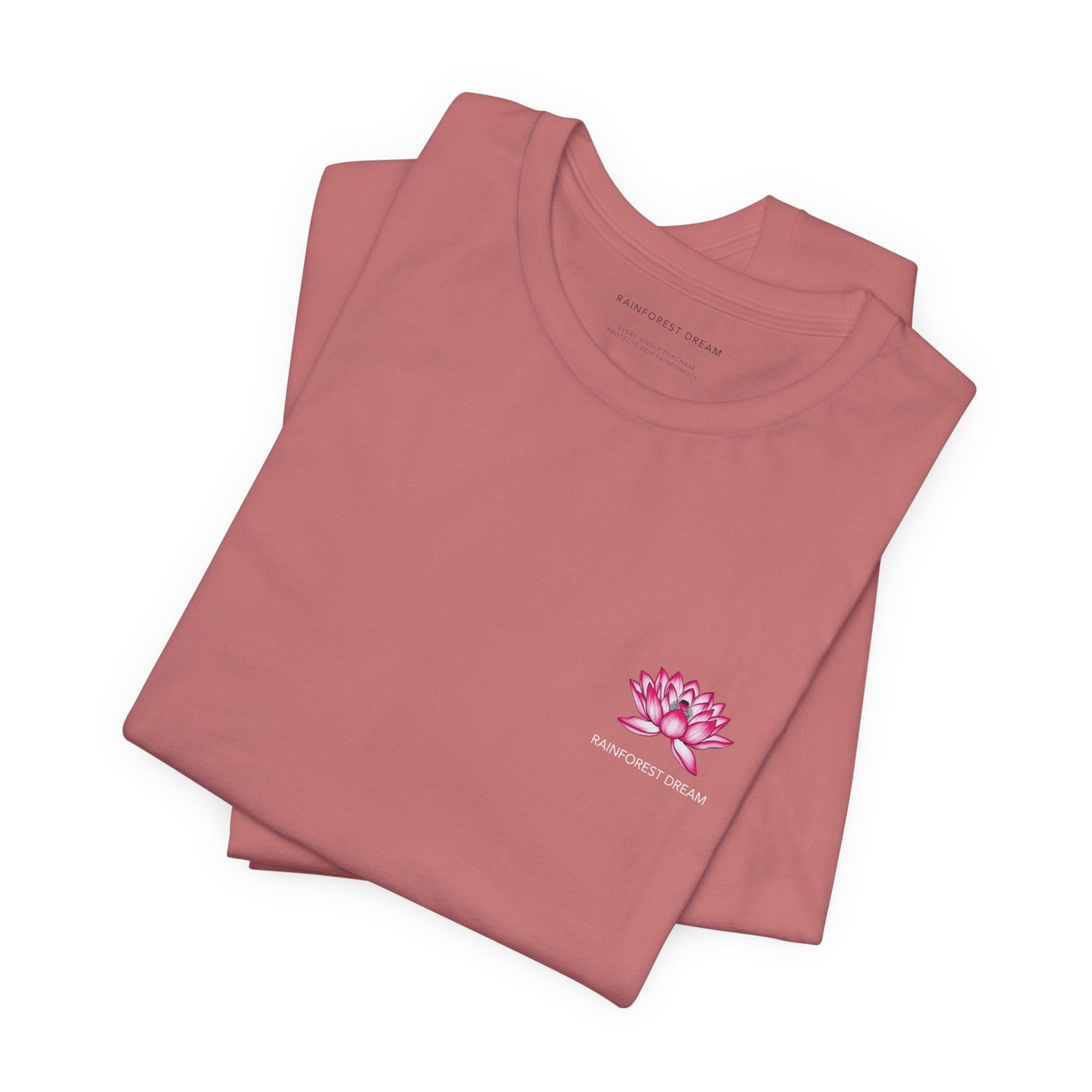 Minimal Series Pink Lotus Tee