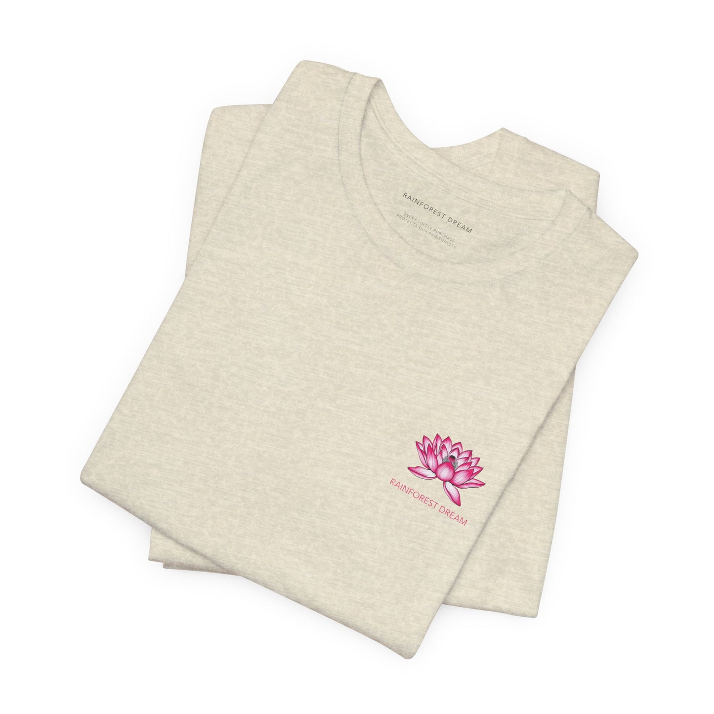 Minimal Series Pink Lotus Tee
