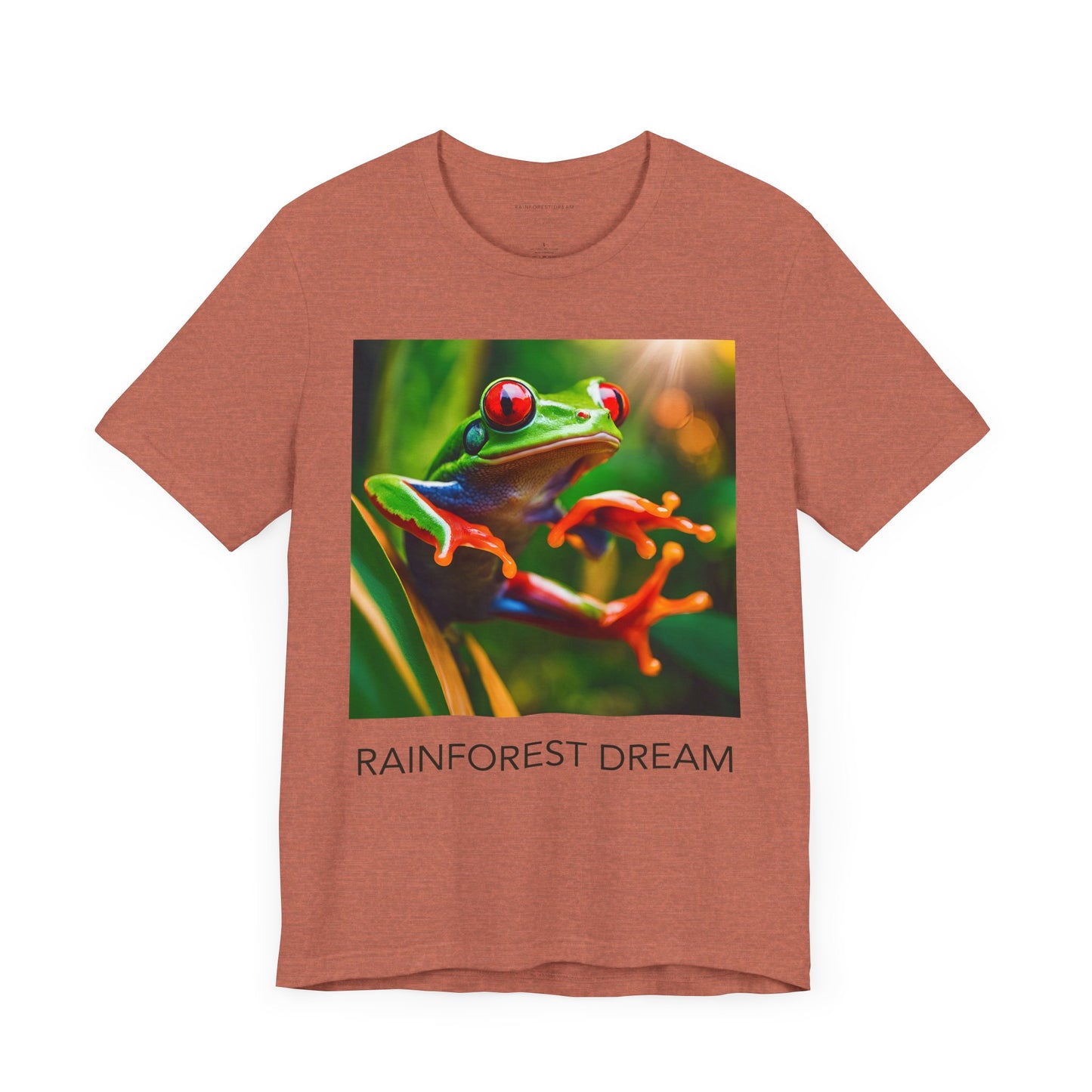 Bold Red Eyed Tree Frog Unisex Tee