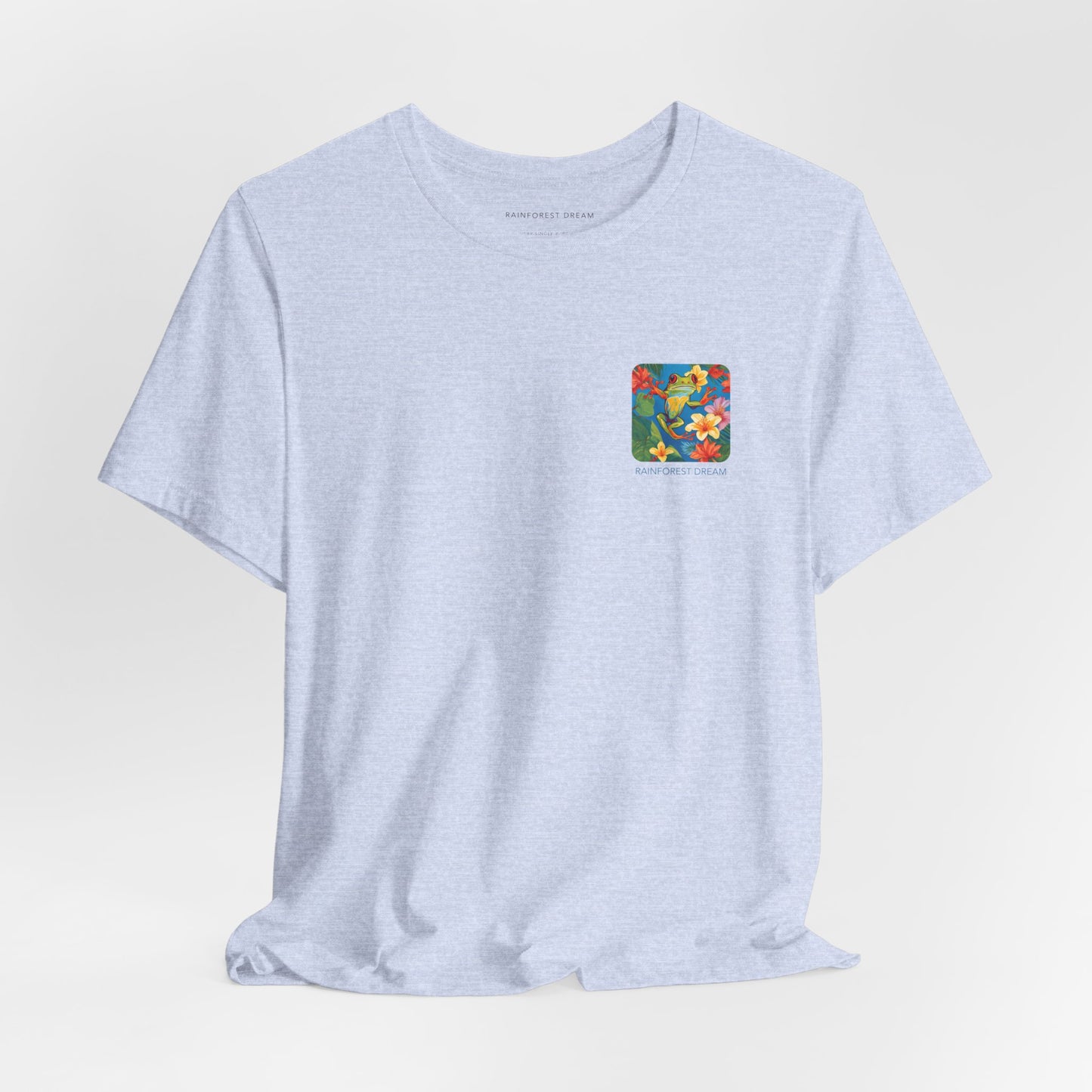 Minimal Series Floral Painted Red Eye Tree Frog Tee