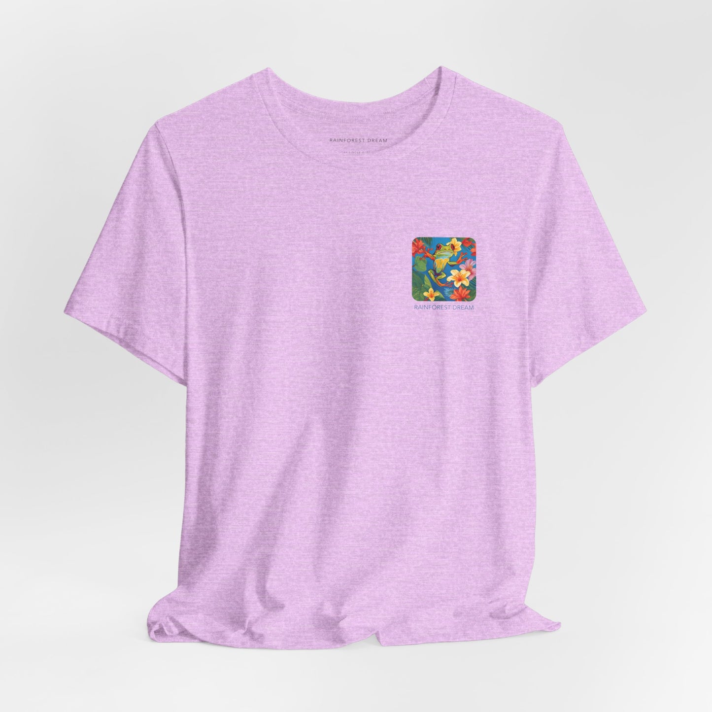 Minimal Series Floral Painted Red Eye Tree Frog Tee