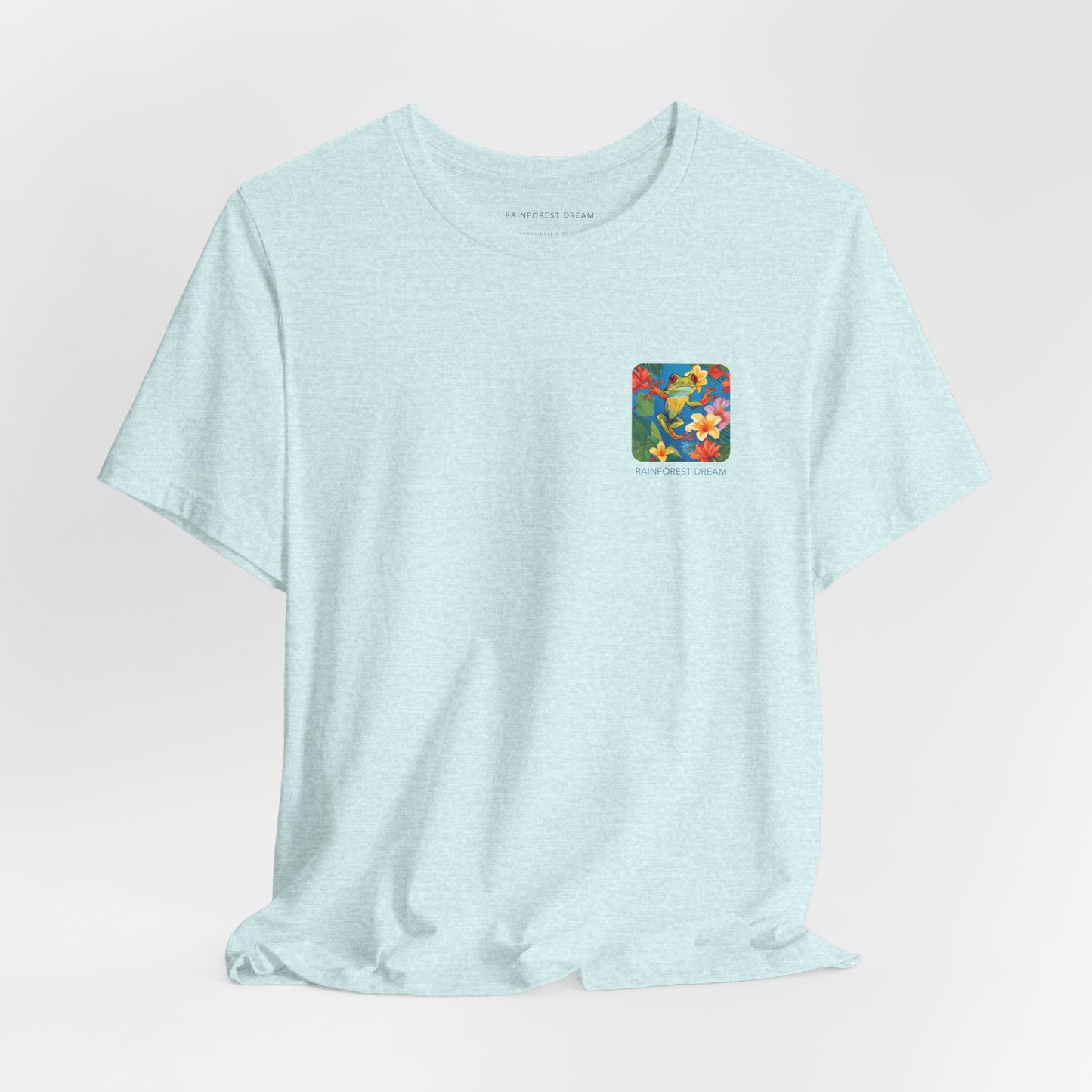 Minimal Series Floral Painted Red Eye Tree Frog Tee