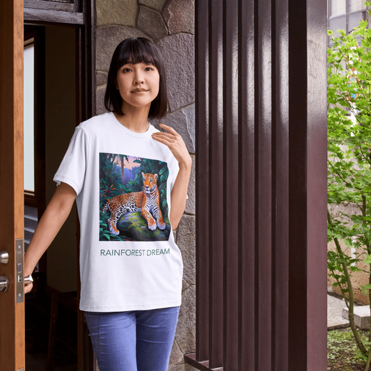 Lounging Painted Jaguar Tee
